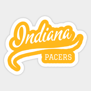 Pacers Retro Sticker